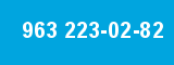 963 223-02-82 963 223-02-82